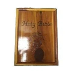 Boxed Holy Bible - Sympathy Gift from UAW Toledo - Pretty wooden box with carved detailing - Religious, Christian Gift A+ Stuff A+ Stuff Books