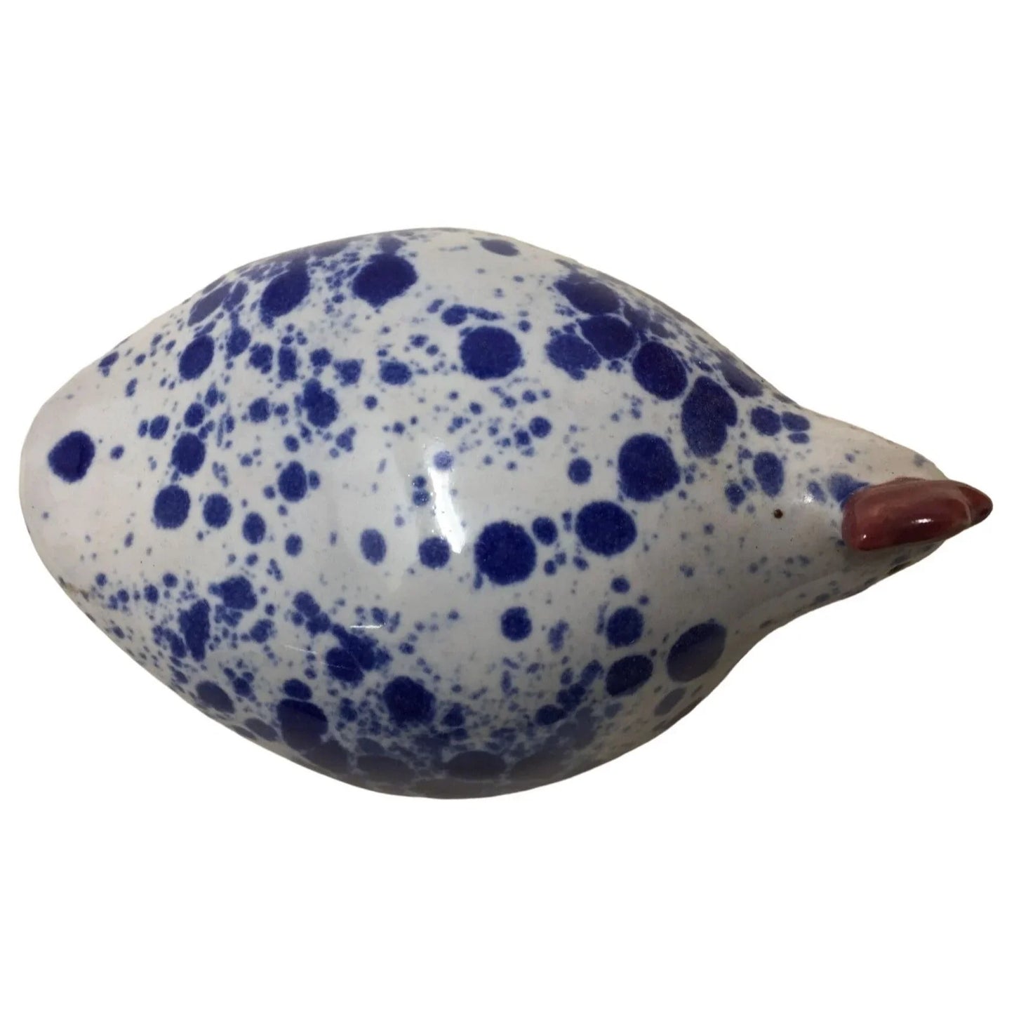 Cute Blue and White Chicken Country Style Decor Round Body Rustic Style A+ Stuff A+ Stuff