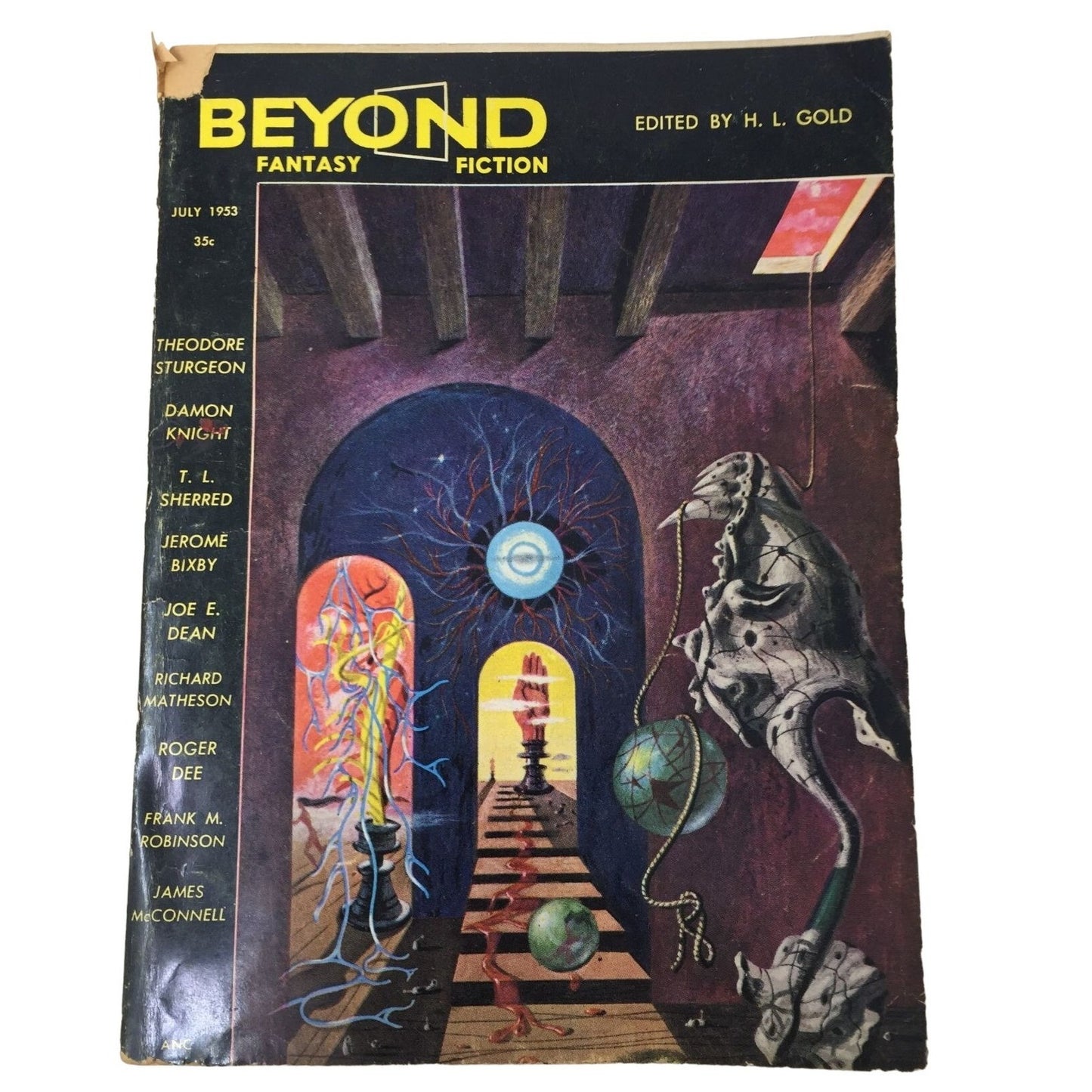 Vintage BEYOND Fantasy Fiction Magazine/ Comic Book July 1953 Vol. 1 No. 1