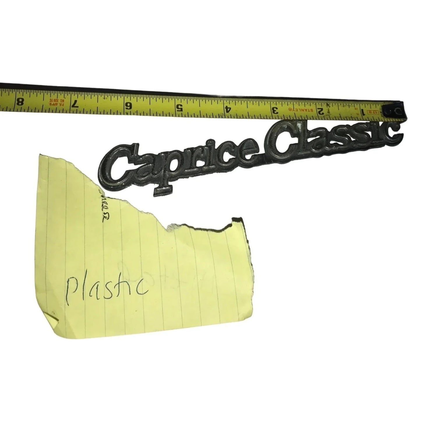 Caprice Classic serif font - Auto Patch or Emblem - Caprice Classic - auto part A+ Stuff A+ Stuff