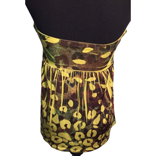 XOXO Sleeveless Top with Woven Cinch under Bust and Flowing Bottom - Size Small XOXO A+ Stuff
