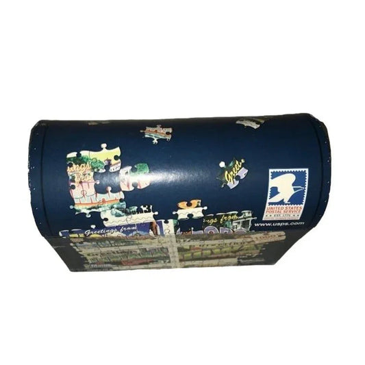 In Your Mailbox - Welcome to America Jigsaw Puzzle - USPS Stamp art puzzle of state related stamps - new and sealed - United States Postal S A+ Stuff A+ Stuff Collectibles