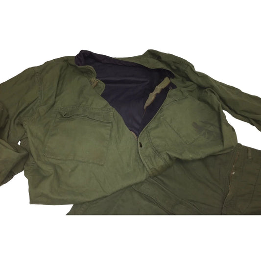 Vintage Army Issue Chemical Protective Suit - Size Large - Green Gibraltar Industries, inc. A+ Stuff