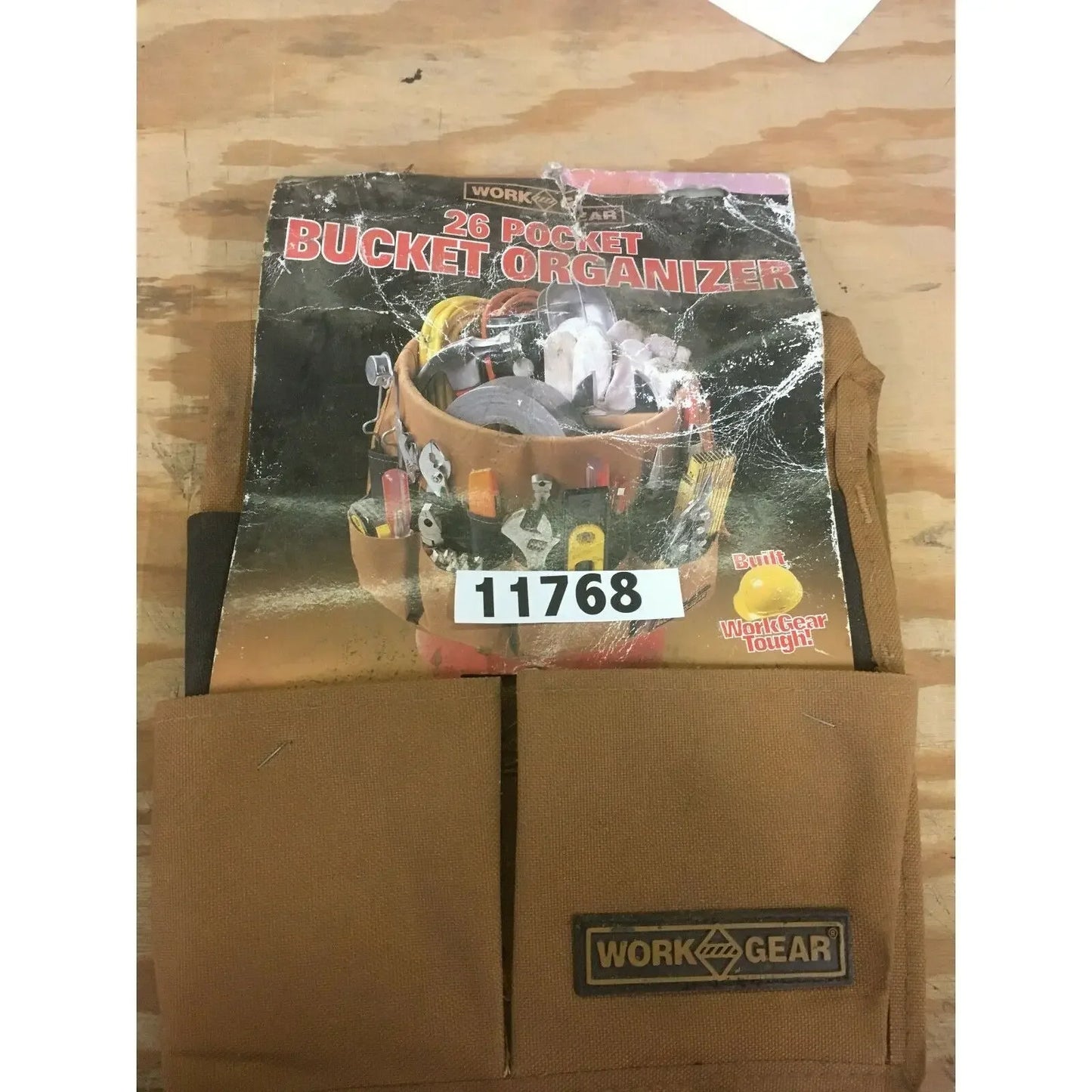 WORK GEAR 26 Pocket BUCKET ORGANIZER for TOOL Storage Toolbox Work Gear