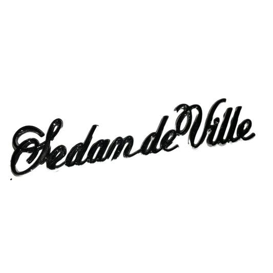 Sedan de Ville Vintage Script Auto Patch Auto Emblem replacement auto part CADILLAC A+ Stuff