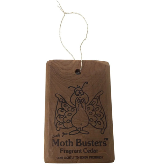 Daddy Joes Moth Busters Fragrant Cedar Sand Lightly to Renew Freshness - Cute Bug Art Moth Busters A+ Stuff