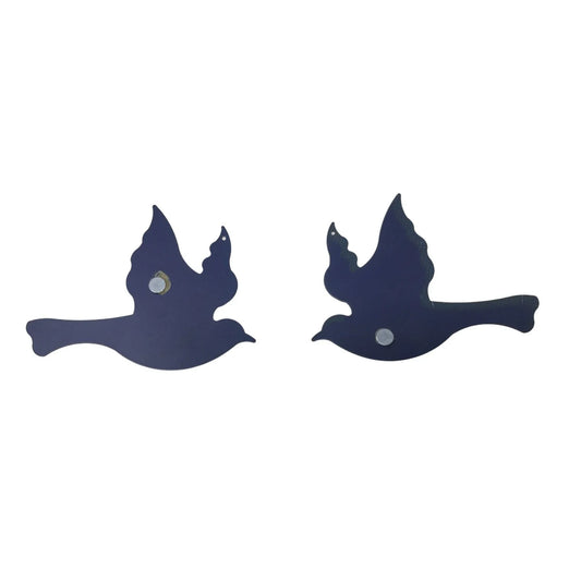 Pair of Peace Dove Magnets - Flying bird shadows to bring serenity / hope - 4" long each A+ Stuff A+ Stuff