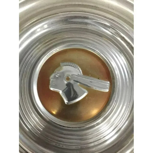 1950's Pontiac "CHIEF" Hubcap (Wheel Cover) Indian (Native American) Profile on center. Multiple available. Listing is for ONE Wheel Cover PONTIAC