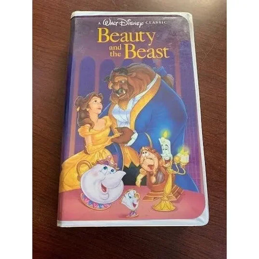 vintage disney vhs beauty and the beast Disney