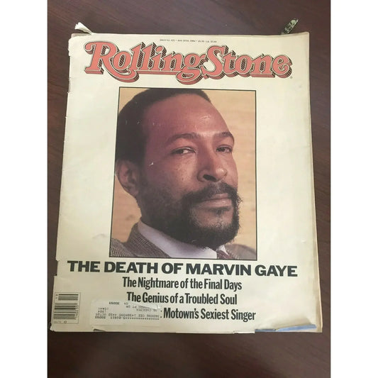 Rolling Stone Magazine May 10th 1984 - The Death of Marvin Gaye Splash Jacksons A+ Stuff
