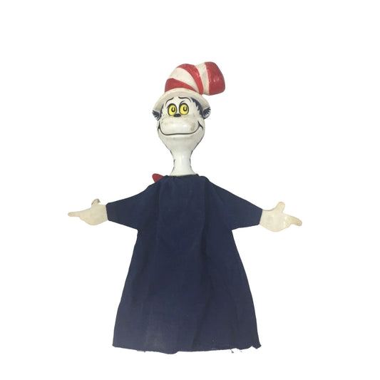 Vintage Dr. Seuss CAT in the HAT Hand Puppet - Classic Mid Century Toy Dr. Seuss A+ Stuff vintage toy