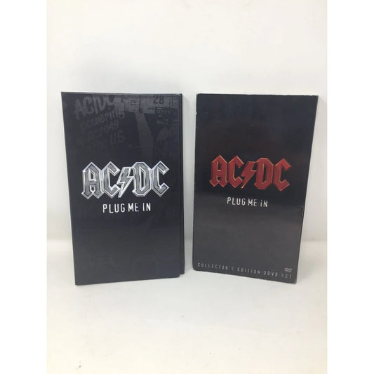 ACDC Rock and Roll 'PLUG ME IN" Collectors edition 3 disc DVD Set. With Dvds and Poster, chit etc. A+ Stuff A+ Stuff DVDs & Videos