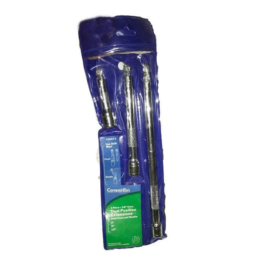 CHAMPION Dual Position Extensions both fixed and Wobble. 3/8" drive - New and unused in sleeve for storage. #30571 CHAMPION A+ Stuff Tools