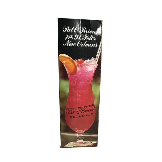 Pat O Briens 718 st peter new orleans souvenir hurricane glass in box - Vintage New Orleans Souvenir - Some residue from a great time in New New Orleans A+ Stuff Glass