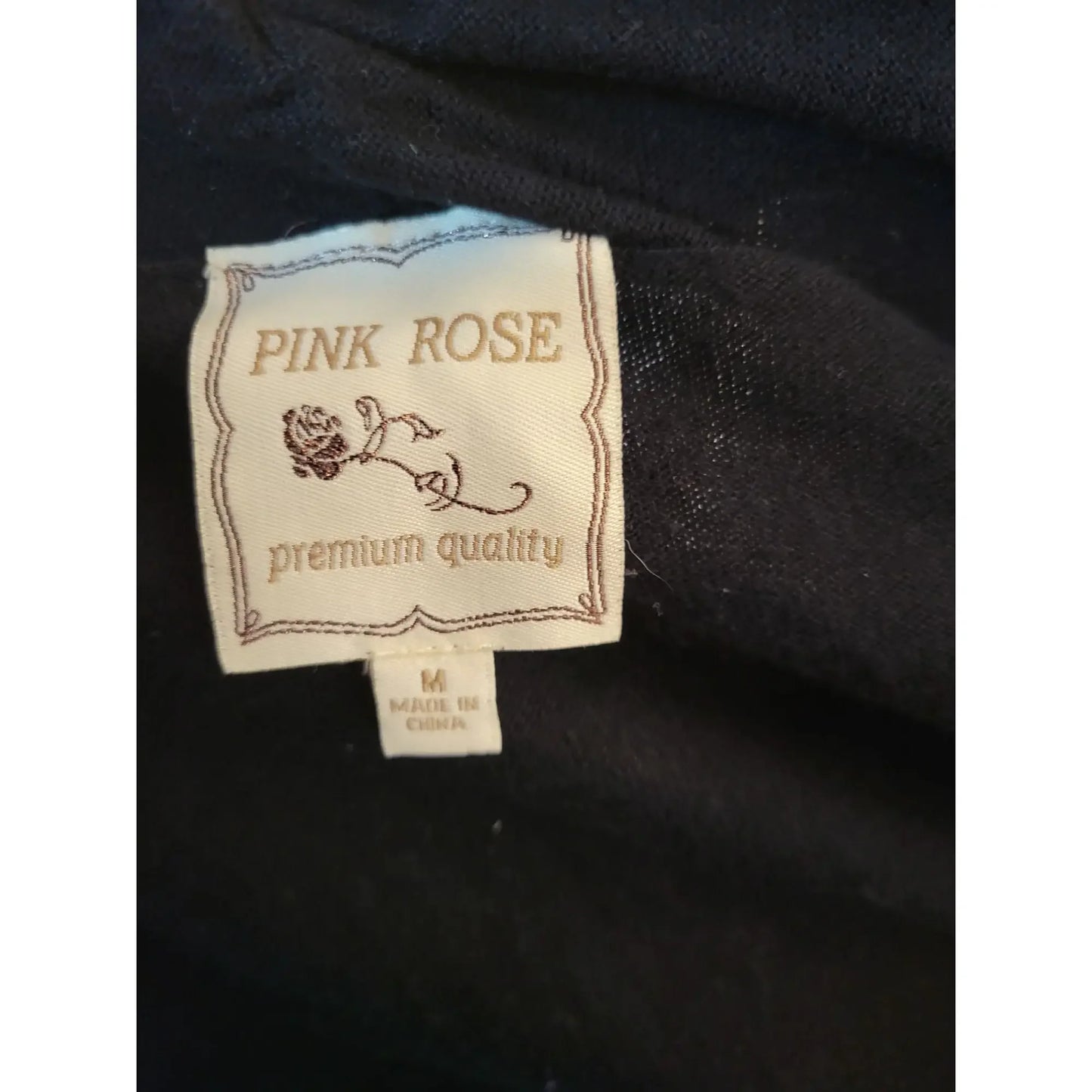 PINK ROSE Women's Jacket Sweater Wrap - Button Sleeve Flowy Front Pink Rose