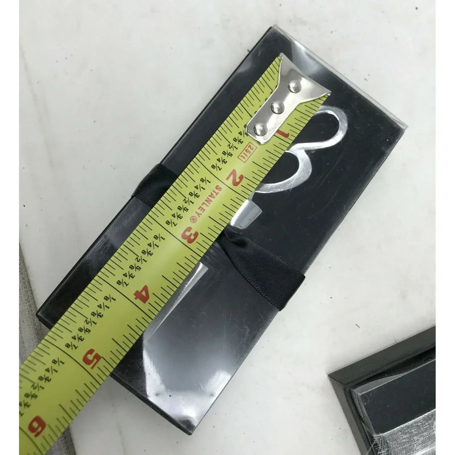 Silver Metal Double Heart Wine Bottle Stopper w/ Gift Box Wedding Unbranded