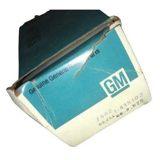Genuine GM Part BEZEL - RH Front Side Marker Lamp Bezel ( 2 Bezels included in 1 original box) Vintage General Motors OEM Replacement Auto P GM A+ Stuff bezel