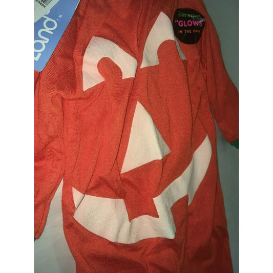 Infant Baby Halloween Sleeper Pumpkin Jack O Lantern 12 Months NWT Lullaby Land