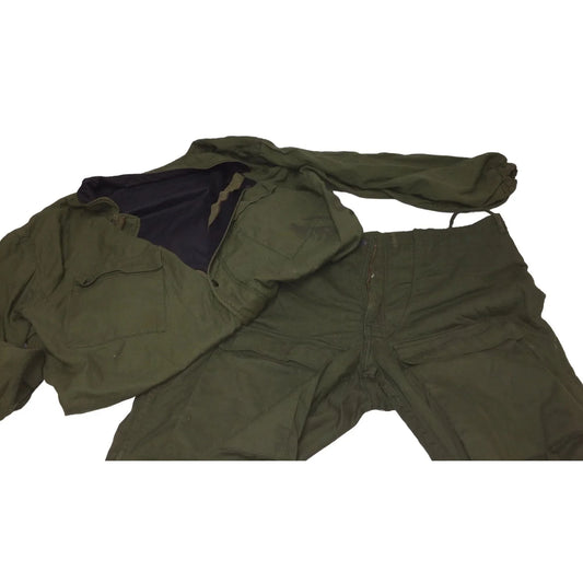 Vintage Army Issue Chemical Protective Suit - Size Large - Green Gibraltar Industries, inc. A+ Stuff