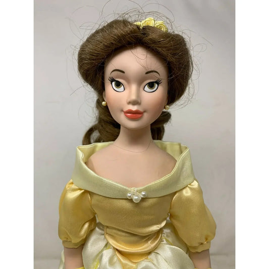 BELLE Beauty & Beast Disney Porcelain Doll Ball Gown Brass Key Disney