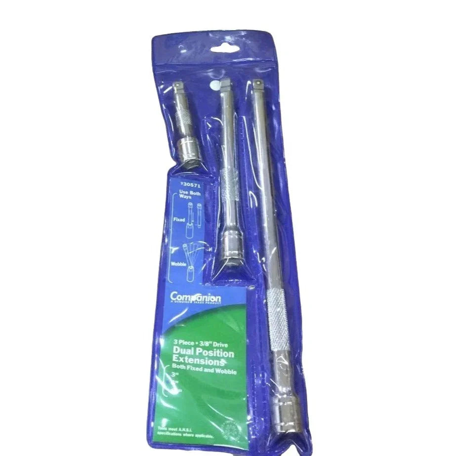 CHAMPION Dual Position Extensions both fixed and Wobble. 3/8" drive - New and unused in sleeve for storage. #30571 CHAMPION A+ Stuff Tools