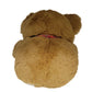 Brown Teddy Bear Stuffed Animal Plush Wearing Colorful Ribbon Bow around Neck