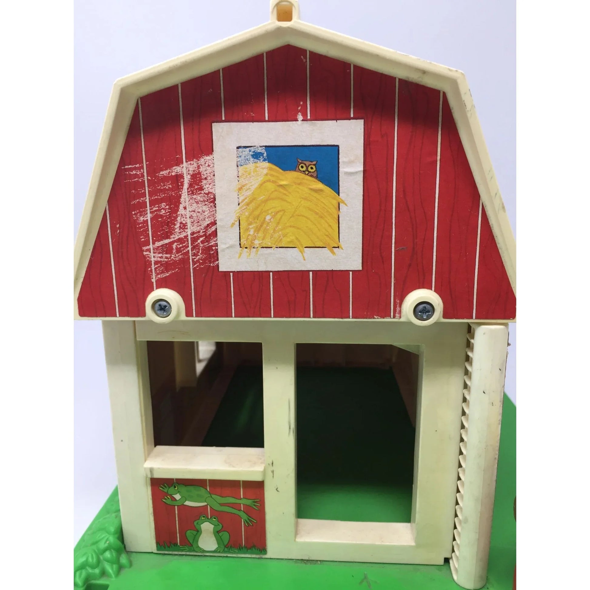 Vintage Fisher Price Little People Play Family Farm Barn Toy - A+ Stuff