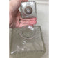 Vintage Clear Glass Decanter with Diamond Cut Pattern