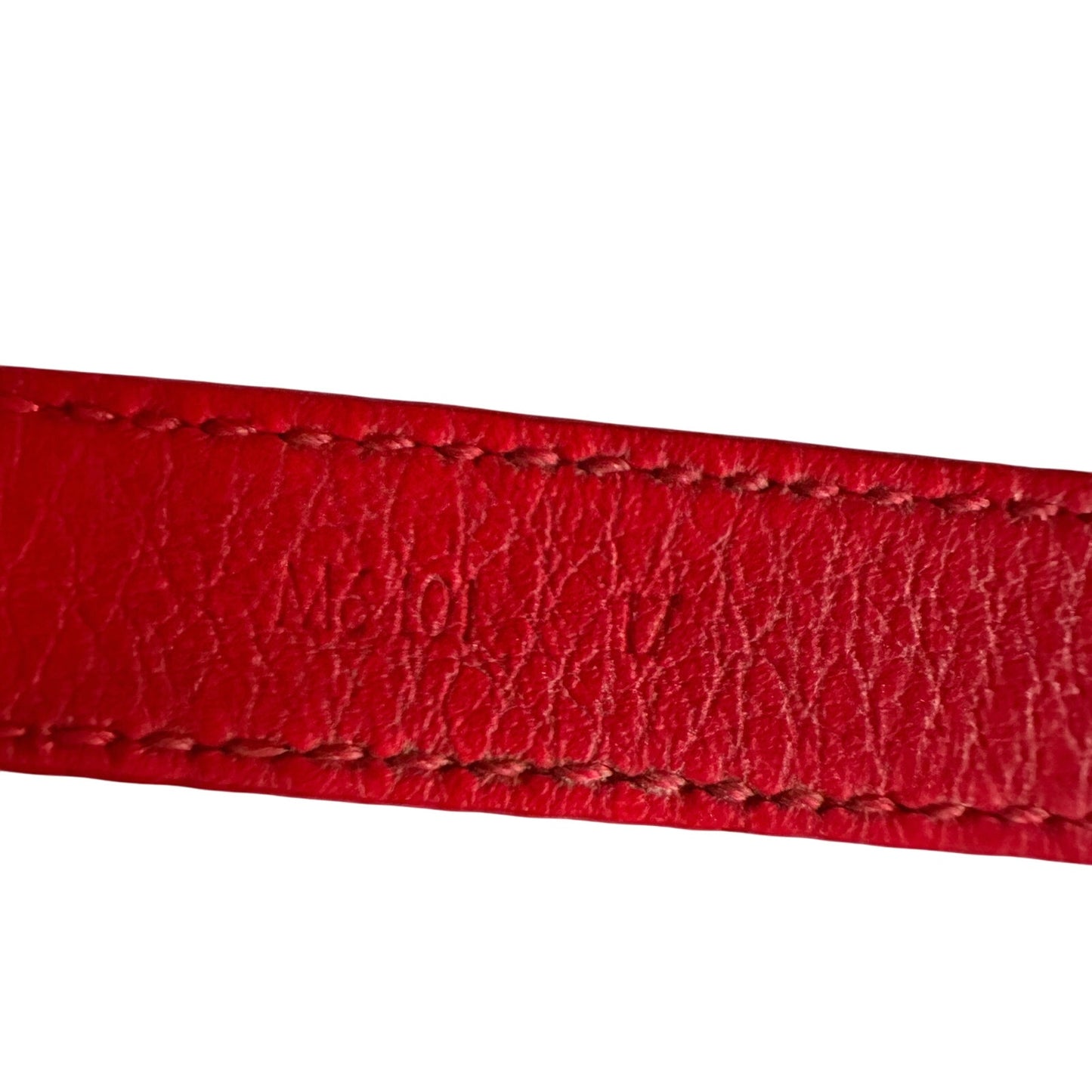 Louis Vuitton Epi Red Leather Bracelet