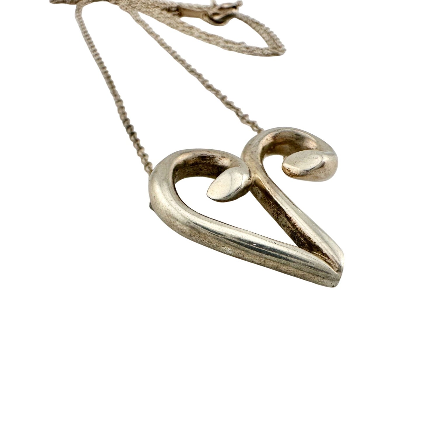 Tiffany & Co Paloma Picasso Aries Zodiac Symbol Necklace in Sterling Silver