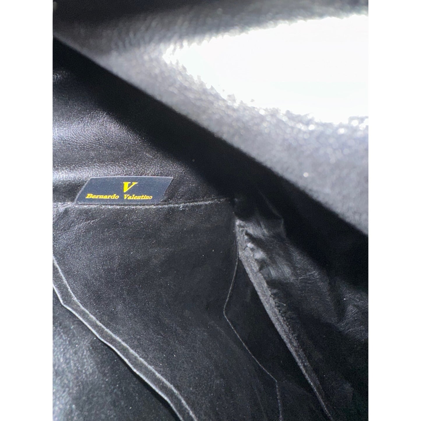 Bernardo Valentino Black Shoulder Bag with Kisslock Coin Purse