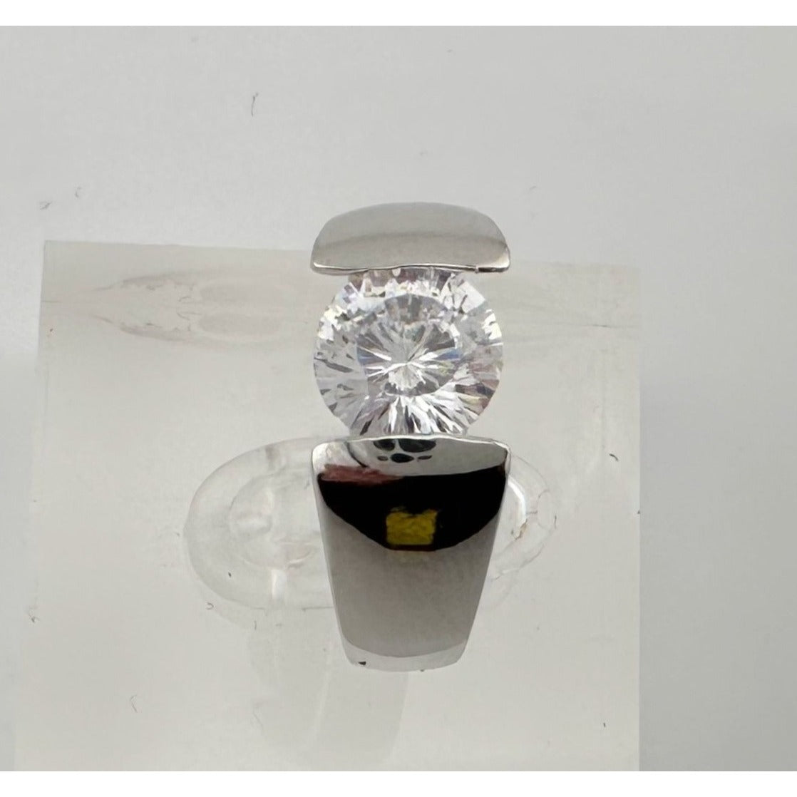 Shimmering and Beautiful 2.00 Carat DiamondLite Solitaire Ring  - Sterling Size 6.5