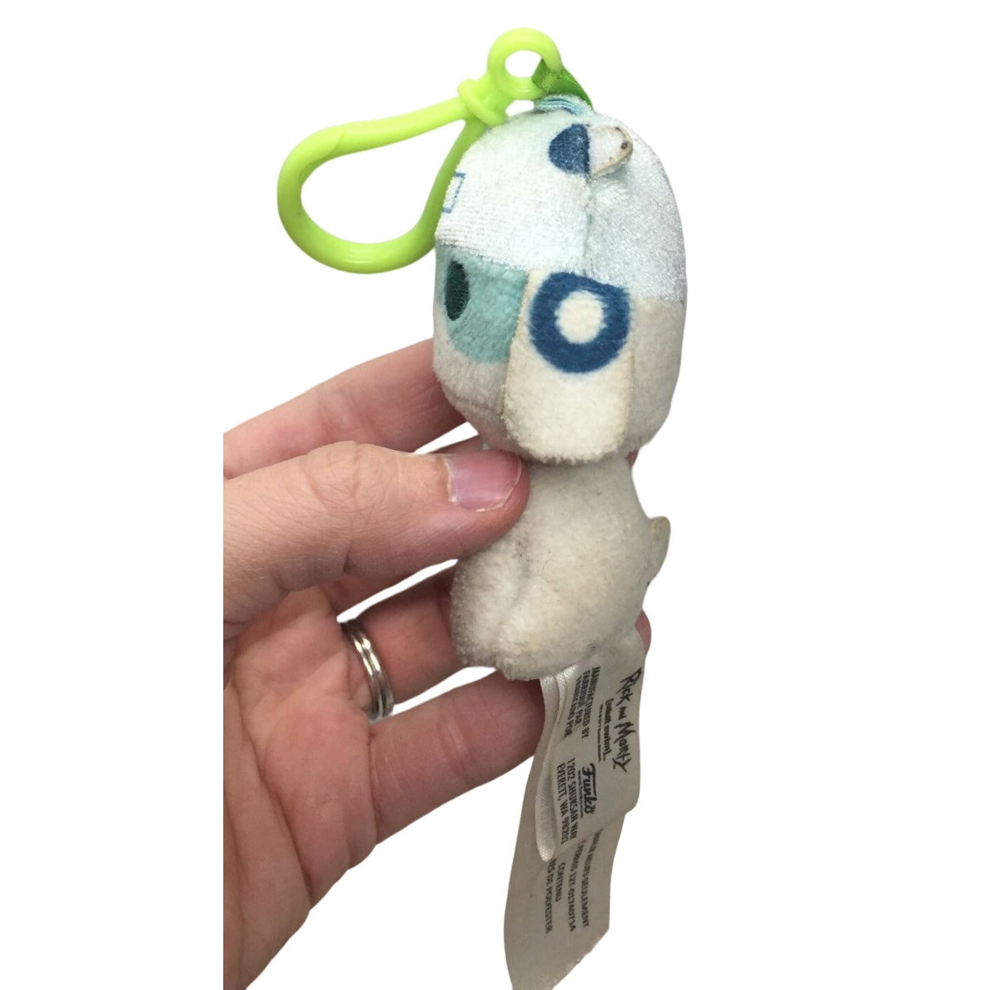 Rick and Morty Snuffles the Dog Plush Keychain