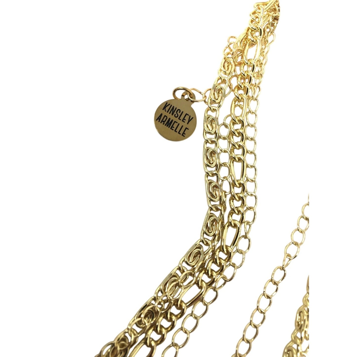 Kinsley Armelle Goddess Collection Zara Layered Necklace - 18K Ion Gold Plate