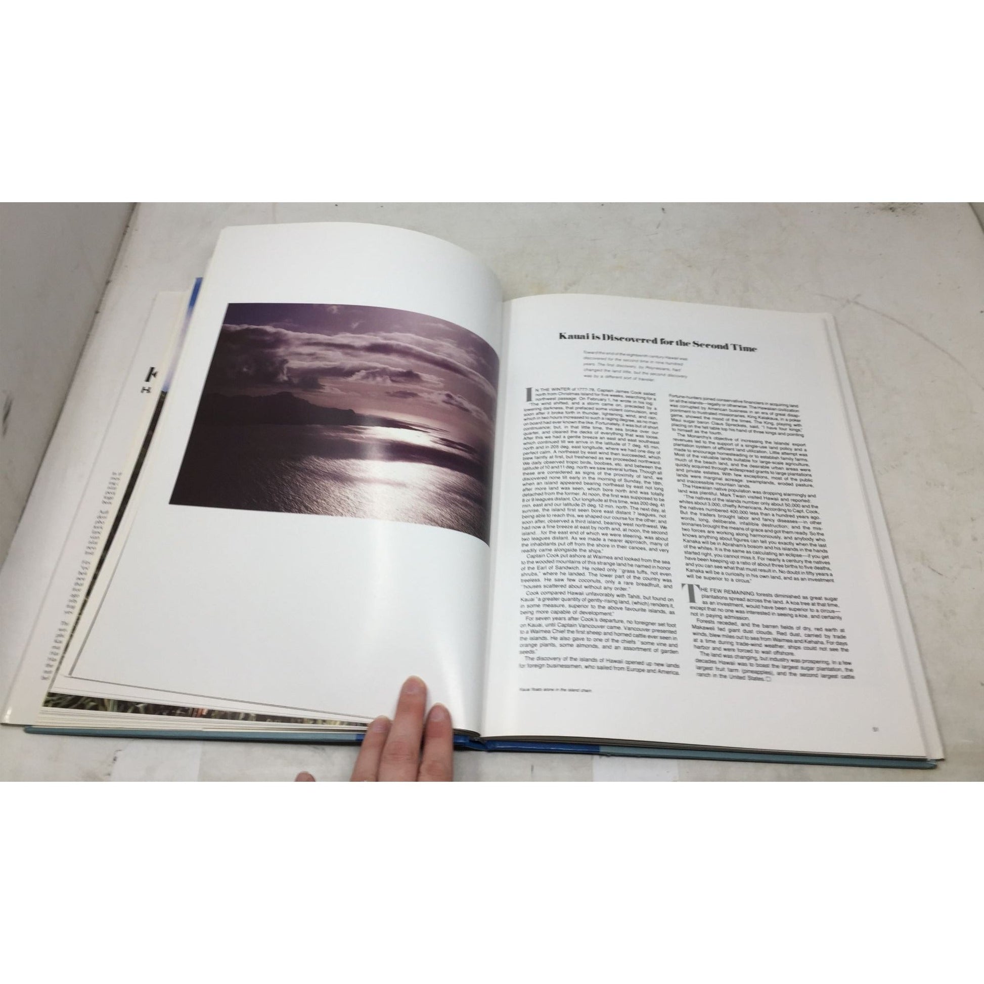 Hardcover Photography Book Titled "Kauai: Hawaii's Garden Island" A+ Stuff  A+ Stuff Books