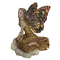 Fairy Girl Wearing Butterfly Wings/Dress Refrigerator Magnet- Blonde hair, Dark Eyes