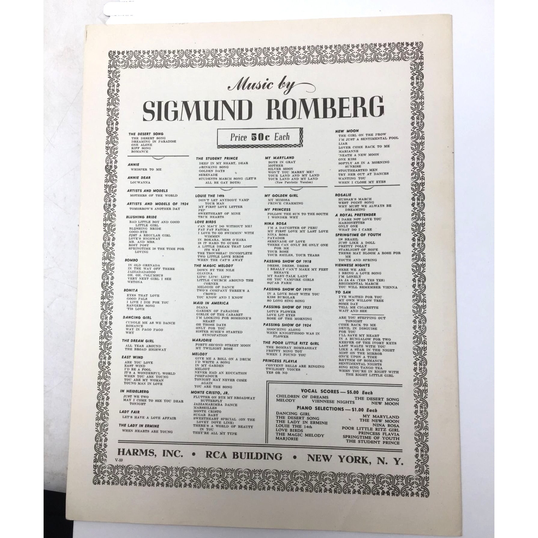 Vintage Sheet Music for the song "Love Has Found My Heart" Countess Maritza  A+ Stuff Sheet Music