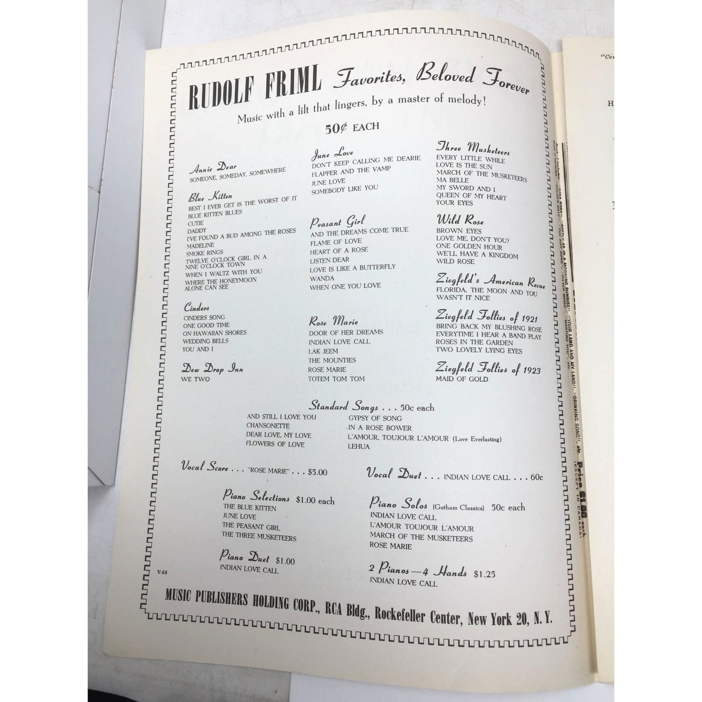 Vintage Sheet Music for the song "Love Has Found My Heart" Countess Maritza  A+ Stuff Sheet Music