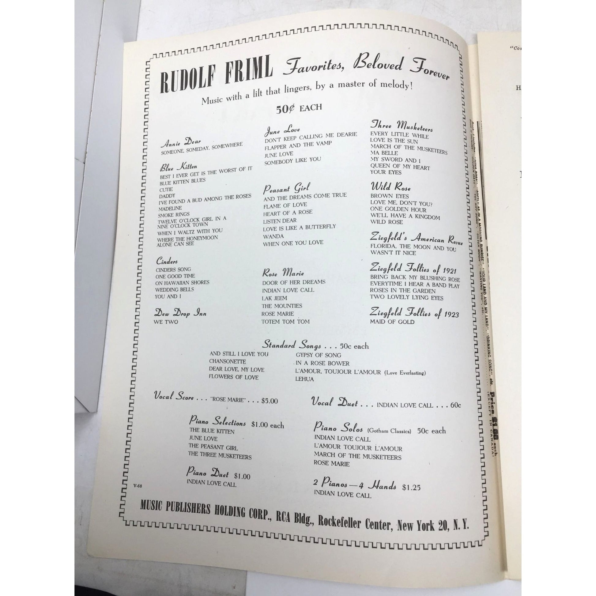 Vintage Sheet Music for the song "Love Has Found My Heart" Countess Maritza  A+ Stuff Sheet Music