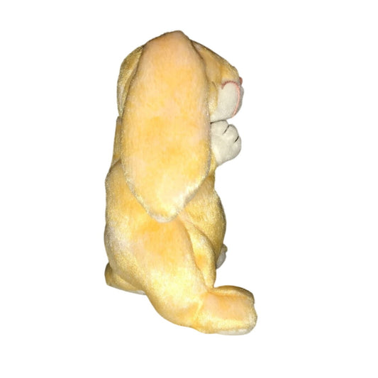 Grace - praying Bunny -Ty Beanie Baby - hologram - 2000 - pe pellets - dot matrix numbers no stamp A+ Stuff  A+ Stuff