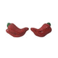 Small Red Chili Peppers Salt and Pepper Shaker Set- Red and Green