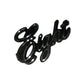 Ninety Eight Script Silver Auto Patch Emblem/Hood Ornament