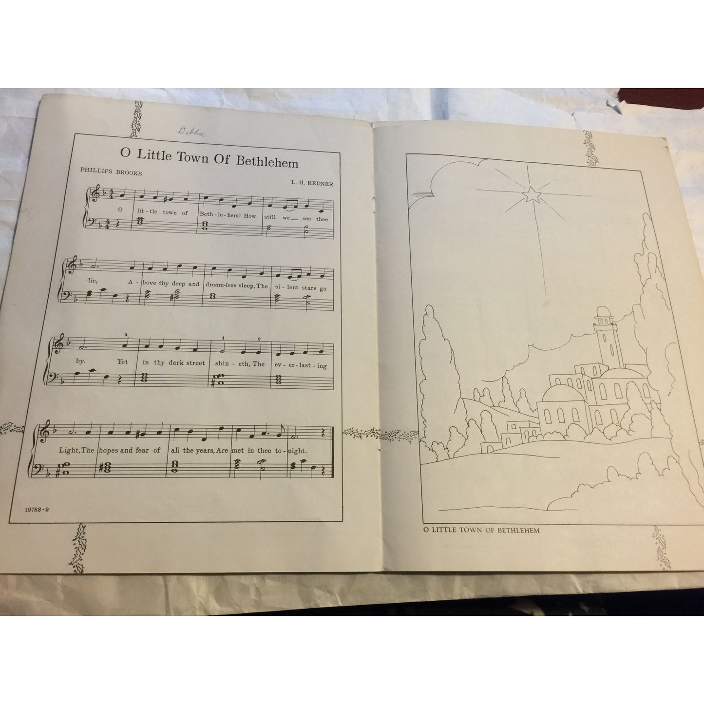 Kiddie's Christmas Sheet Music Song Book by Sol Immerman/Remick Music Corp