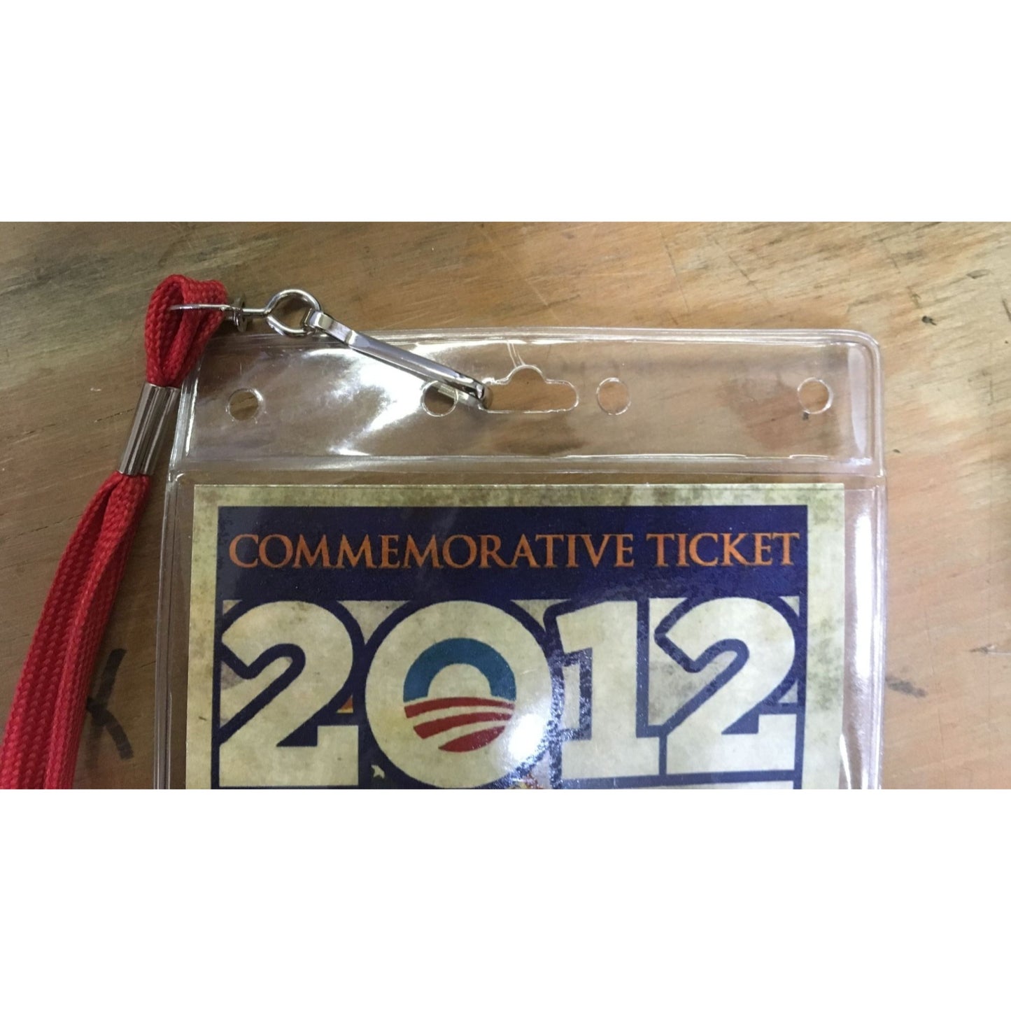 Barack Obama 44th President of the U.S.- 2012 Commemorative Ticket