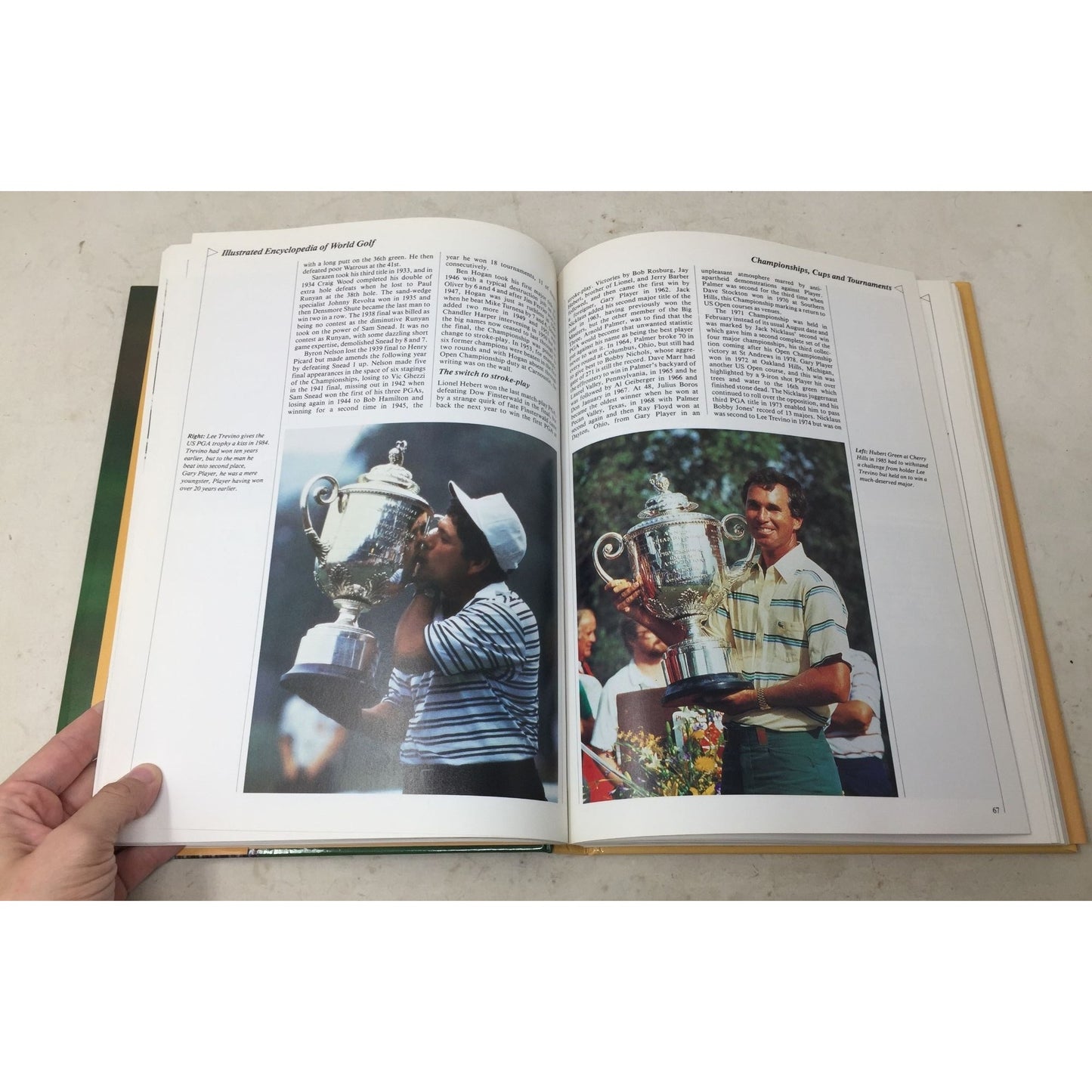 The Illustrated Encyclopedia Of World Golf By Chris Plumridge Hardcover Book