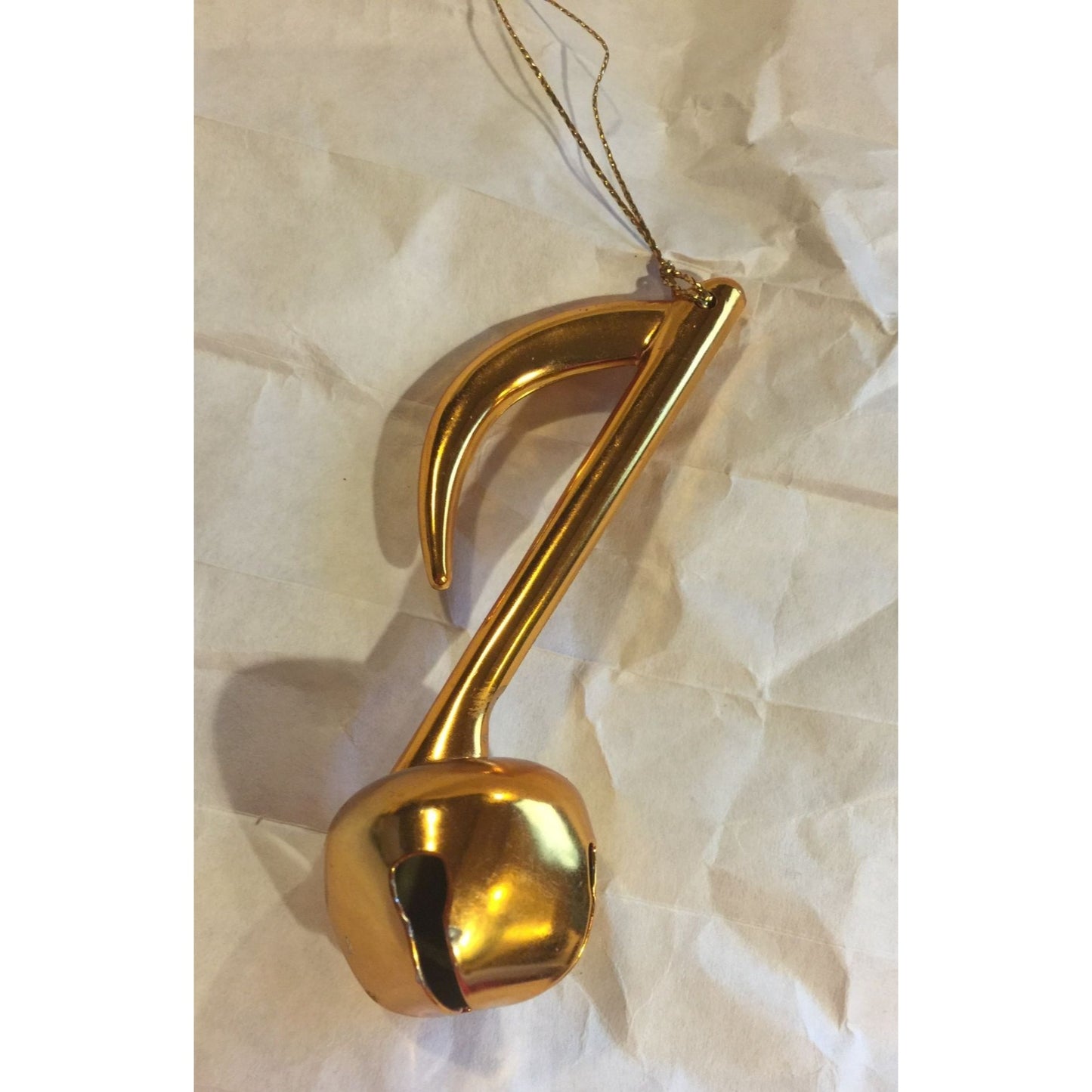 Vintage Bell Music Note Christmas Tree Ornament