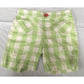 Jumping Beans Toddler Girl Shorts Size 3T Green/White with Pink Flower Button/Pockets