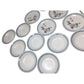 Vintage Flower Patterned Ceramic Dishes- 8 Plates, 8 Bowls and 2 Shakers