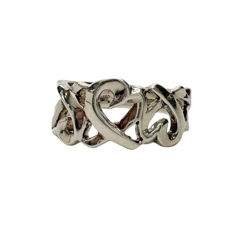 Tiffany & Co Paloma Picasso Triple Loving Heart Ring -  Size 5