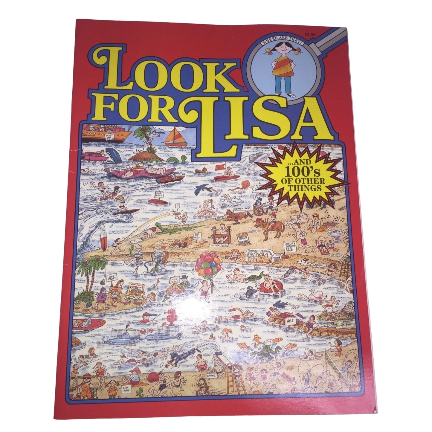 Look for Lisa by Anthony Tallarico Book- Checkerboard Press New York